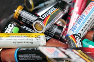 The UK must collect 25% of all waste portable batteries placed on the market for recycling